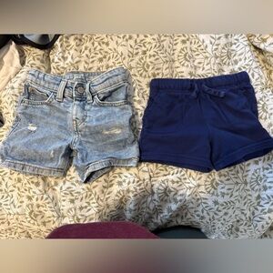 Set of toddler boys shorts